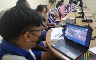 Photo of students of Wachirawit Chiang Mai School, Thailand, who participated in Eco-School Program.