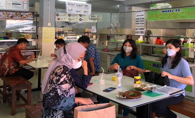 Cafeteria at the University of Indonesia