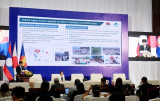 Photo: Launch of the ASEAN-Japan Cooperation Action Agenda on Plastic Pollution